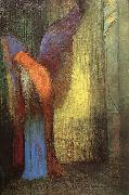 Odilon Redon Winged Old Man with a Long White Beard oil painting picture wholesale